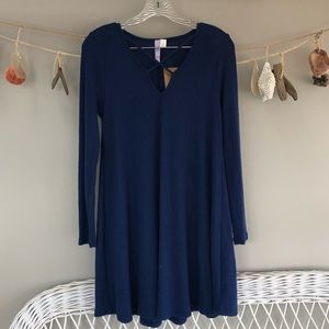 Francesca’s Navy Blue Dress